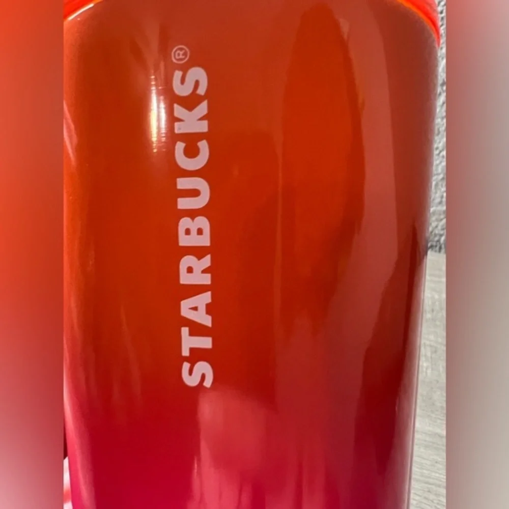 Summmer 2023 Starbucks Gradient Sunset Cold Cup Stainless‎ Steel Tumber 24 oz